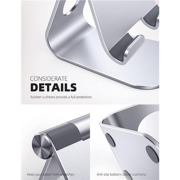 Tablet Stand Adjustable, Lamicall Tablet Stand : Desktop Stand Holder Dock - Picture 3 of 6